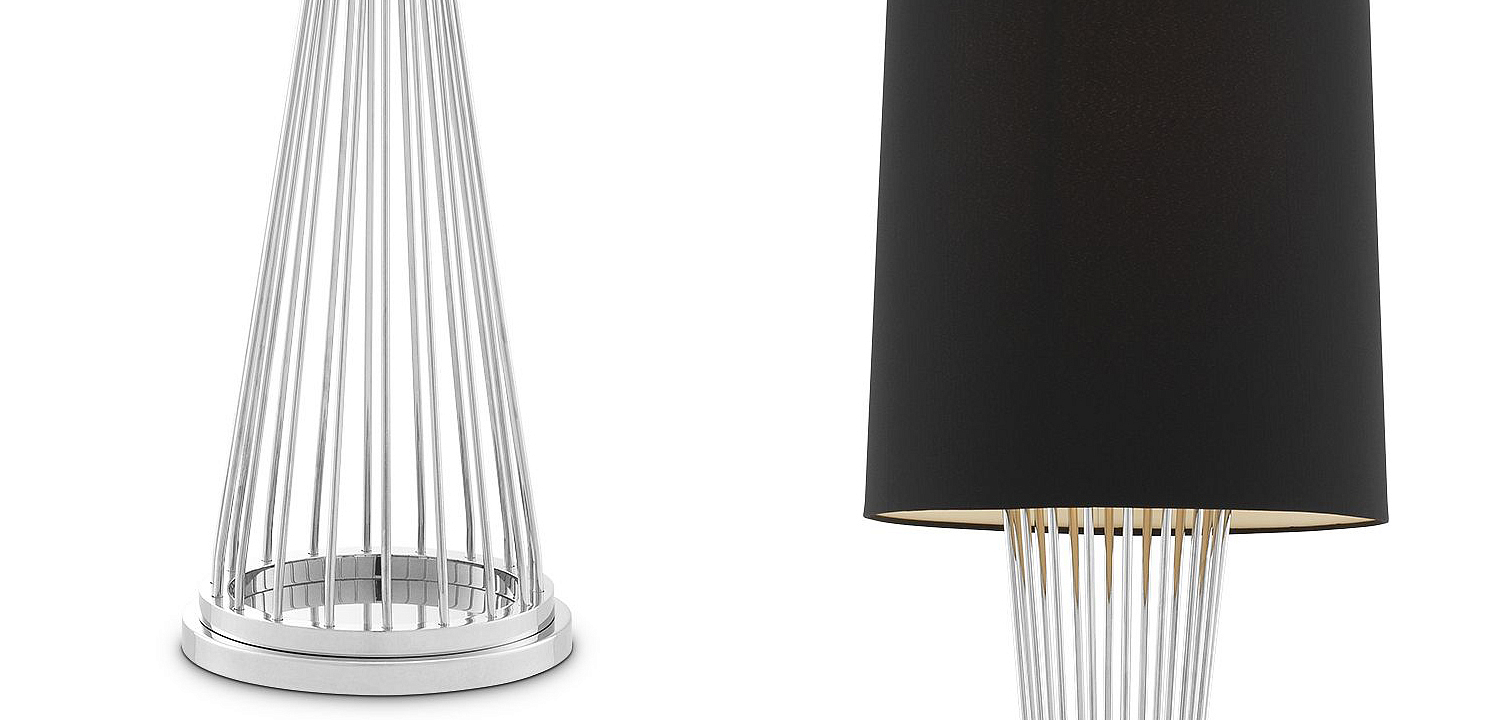 Торшер Eichholtz Floor Lamp Holmes Nickel Торшер Eichholtz Floor Lamp Holmes Nickel - Loft-Concept в Барнауле