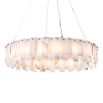 Люстра круглая декорированная натуральным камнем Stone Interior Accent варинант исполнения - 1 | Loft Concept в Барнауле