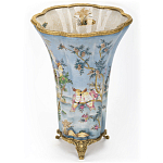 Фарфоровая ваза с изображением попугаев Eden Garden варинант исполнения - 3 | Loft Concept в Барнауле