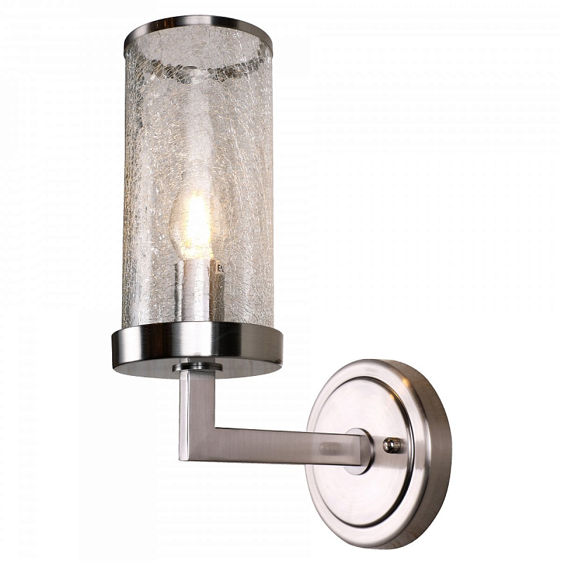 Бра LIAISON Single Arm Sconce Wall Lamp Silver Никель Прозрачный Бра LIAISON Single Arm Sconce Wall Lamp Silver Никель Прозрачный в Барнауле | Loft Concept