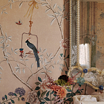 Обои ручная роспись Cecily pink варинант исполнения - 5 | Loft Concept в Барнауле