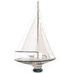 Деревянная статуэтка в виде парусника Sailboat Statuette варинант исполнения - 1 | Loft Concept в Барнауле