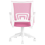 Офисное кресло с основанием из белого пластика Desk chairs Pink варинант исполнения - 4 | Loft Concept в Барнауле