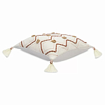 Подушка декоративная с геометрическим узором и кисточками Divine Abstractions варинант исполнения - 1 | Loft Concept в Барнауле