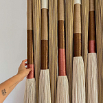 Текстильное Панно Макраме для ресторана Mexico Wall Hanging  варинант исполнения - 1 | Loft Concept в Барнауле