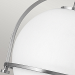 Потолочный светильник с плафоном в форме белого матового шара Hinkley варинант исполнения - 11 | Loft Concept в Барнауле