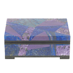 Шкатулка из натурального камня лазурит и чароит Stone Casket варинант исполнения - 2 | Loft Concept в Барнауле