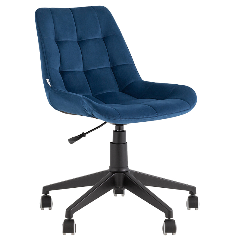 Мягкое компьютерное кресло Plushe Blue Синий Черный Мягкое компьютерное кресло Plushe Blue Синий Черный в Барнауле | Loft Concept