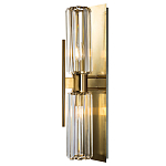 Бра с двумя хрустальными цилиндрическими плафонами Glass TUBE варинант исполнения - 2 | Loft Concept в Барнауле