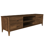 ТВ-тумба с 4-мя ящиками и полками из массива бука Tasteful Furniture варинант исполнения - 1 | Loft Concept в Барнауле