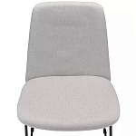 Стул мягкий светло-серый Chair Gray Runners варинант исполнения - 5 | Loft Concept в Барнауле