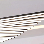 Люстра в виде распахнутых крыльев из тонких металлических планок Flight of Freedom варинант исполнения - 12 | Loft Concept в Барнауле