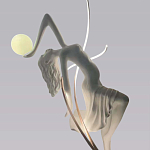 Торшер белая статуэтка Девушка Girl Carries Light Balls варинант исполнения - 2 | Loft Concept в Барнауле