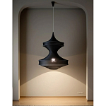 Подвесной вязаный черный светильник «Моника» варинант исполнения - 5 | Loft Concept в Барнауле