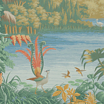 Обои ручная роспись Le Brésil Paille варинант исполнения - 3 | Loft Concept в Барнауле