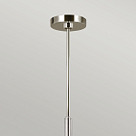 Люстра с 6-ю лампами на тонких изогнутых рожках в современном стиле Feiss варинант исполнения - 9 | Loft Concept в Барнауле