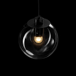 Подвесной светильник Selene Glass Ball Ceiling Lights Black  40 cm варинант исполнения - 2 | Loft Concept в Барнауле