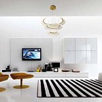 Люстра подвесная с 3-мя кольцевыми светодиодными лампами Catcher варинант исполнения - 2 | Loft Concept в Барнауле