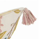 Чехол на подушку с кисточками и вышивкой птиц Ethnic mix Birds Rect варинант исполнения - 2 | Loft Concept в Барнауле