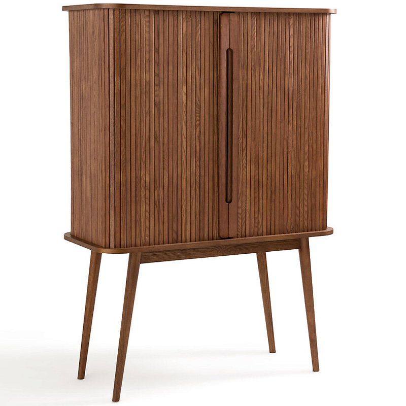 Буфет с двумя раздвижными дверцами Toinette Brown Wooden Cupboard Орех Буфет с двумя раздвижными дверцами Toinette Brown Wooden Cupboard Орех в Барнауле | Loft Concept