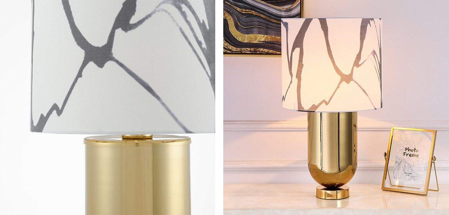 Настольная лампа Adeline Gold Table Lamp Настольная лампа Adeline Gold Table Lamp - Loft-Concept в Барнауле