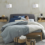 Бра из металла и дерева Ruell White Metal Wooden Wall Lamp варинант исполнения - 4 | Loft Concept в Барнауле