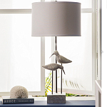 Настольная лампа с декором в виде птиц Coastal варинант исполнения - 2 | Loft Concept в Барнауле