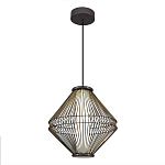 Подвесной светильник с плетеным металлическим каркасом Metal Interweaving варинант исполнения - 1 | Loft Concept в Барнауле