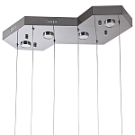 Люстра c 6-ю стеклянными плафонами хром Sparkling Bubbles Tube Chrome Hanging Lamp варинант исполнения - 3 | Loft Concept в Барнауле