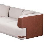 Трехместный диван Richmond с кожаной отделкой варинант исполнения - 6 | Loft Concept в Барнауле