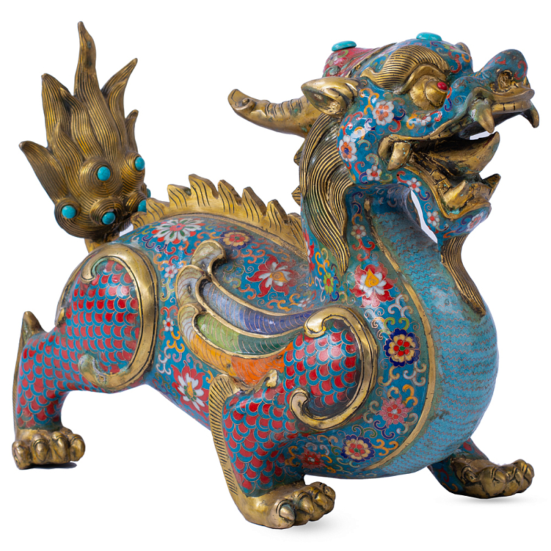 Большой Бронзовый Китайский дракон Мульти в Барнауле | Loft Concept 