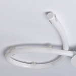 Люстра белого цвета с тремя изогнутыми светодиоидными плафонами Luke Lampco Tracer Lamp варинант исполнения - 8 | Loft Concept в Барнауле