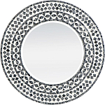 Настенное зеркало Black and white mosaic варинант исполнения - 1 | Loft Concept в Барнауле