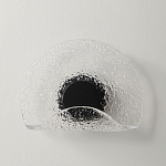 Бра из текстурированного прозрачного стекла с изогнутым краем Textured Glass  варинант исполнения - 4 | Loft Concept в Барнауле