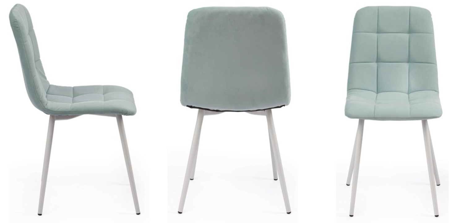 Стул Nancy Velour Light Blue Chair Стул Nancy Velour Light Blue Chair - Loft-Concept в Барнауле