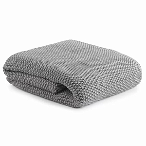 Плед из хлопка серого цвета Waffle Comfort