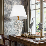 Настольная лампа с цветочной росписью Lamp Flower Painting варинант исполнения - 5 | Loft Concept в Барнауле