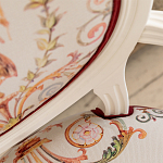 Полукресло из массива бука бежевое с растительным орнаментом Raffael Angel Beige Chair варинант исполнения - 6 | Loft Concept в Барнауле