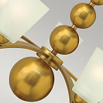 Люстра с матовыми конусными плафонами и декоративными элементами в форме шаров Hinkley варинант исполнения - 8 | Loft Concept в Барнауле