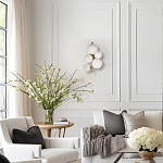 Бра с золотым основанием и 5-ю белыми шарообразными плафонами Bubble варинант исполнения - 4 | Loft Concept в Барнауле