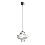 Подвесной светильник с плафоном из фактурного прозрачного стекла Light Ensemble варинант исполнения - 8 | Loft Concept в Барнауле