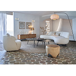 ТВ-тумба из массива тика Busto TV Stand варинант исполнения - 8 | Loft Concept в Барнауле