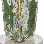 Настольная лампа керамическая с кремовым абажуром Scenic Column варинант исполнения - 2 | Loft Concept в Барнауле