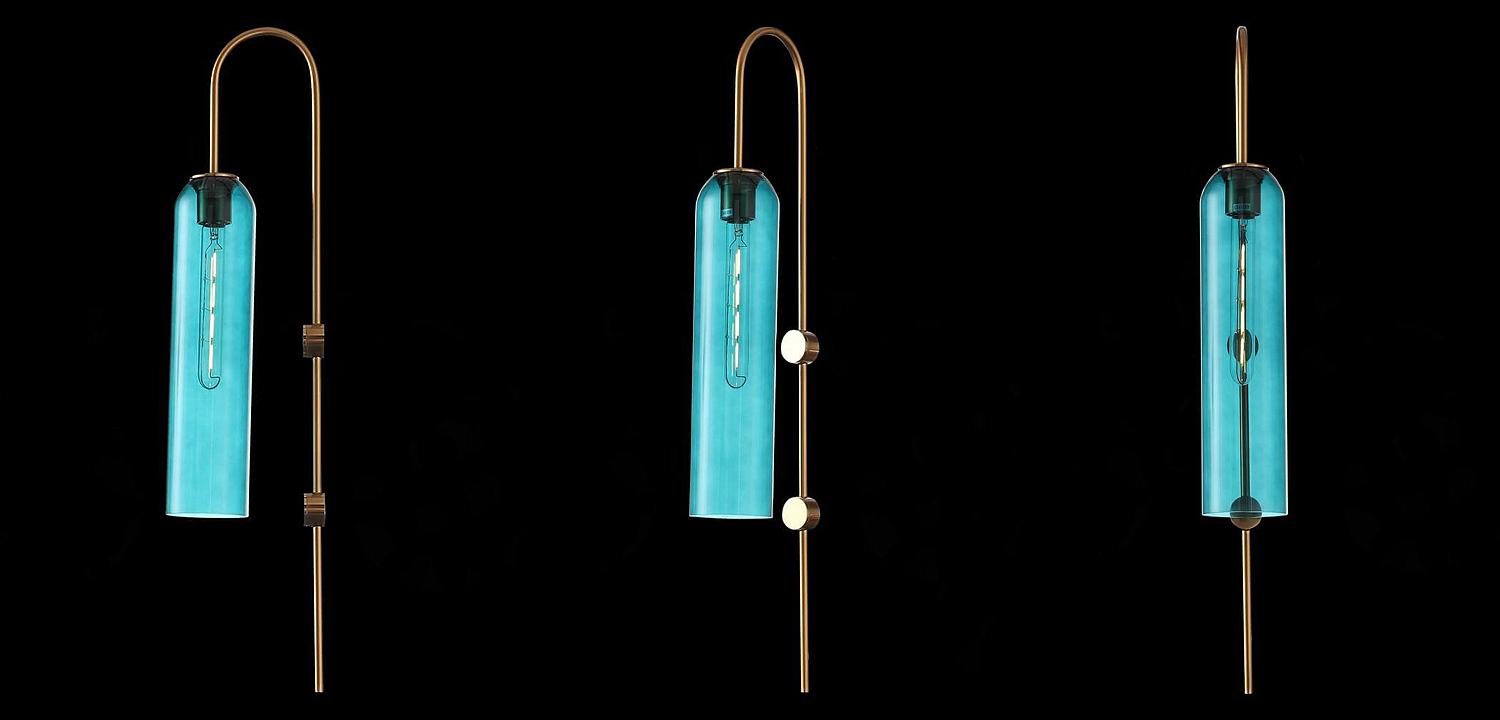 Бра ARTICOLO float Wall Sconce Blue Бра ARTICOLO float Wall Sconce Blue - Loft-Concept в Барнауле