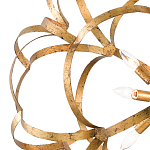 Люстра круглая в виде объёмного цветка Golden Flower Sphere варинант исполнения - 1 | Loft Concept в Барнауле