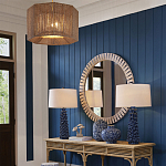 Настольная лампа с корпусом из цветков колокольчика Cascade of Blue Flowers варинант исполнения - 3 | Loft Concept в Барнауле