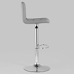 Барный стул с сиденьем серого цвета Honory варинант исполнения - 2 | Loft Concept в Барнауле