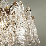 Люстра с декором из текстурированного стекла Textured Glass Chandelier 8 варинант исполнения - 5 | Loft Concept в Барнауле