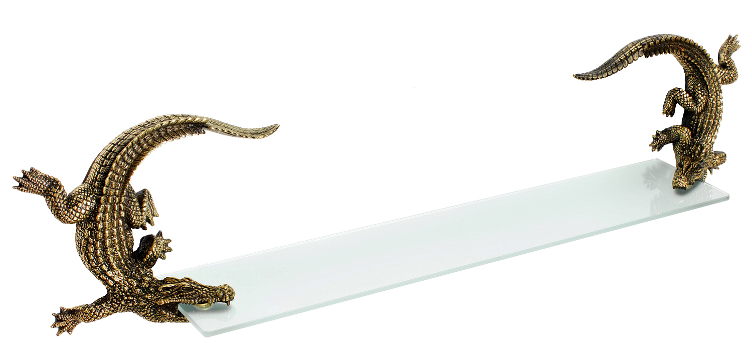 Полка для ванной Bronze Crocodiles Полка для ванной Bronze Crocodiles - Loft-Concept в Барнауле