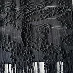 Гобелен из шерсти мериноса с узелками Ночь  варинант исполнения - 1 | Loft Concept в Барнауле